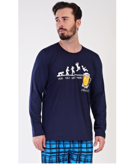 Pánské pyžamo dlouhé Filip - Vienetta Secret