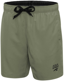 Pánské plavky bermudy Dylan khaki - Aqau Speed 