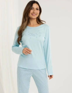 Dámské pyžamo s dlouhým rukávem 708 - Regina