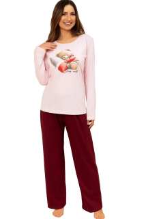 Dámské pyžamo s dlouhým rukávem 728 - Regina