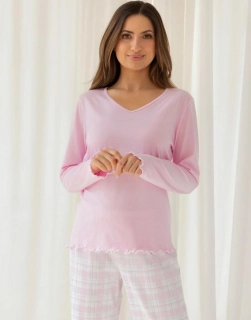 Dámské pyžamo s dlouhým rukávem 712 - Regina