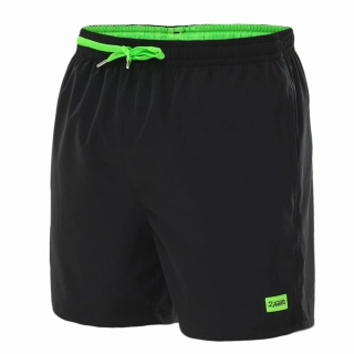 Pánské plavky bermudy 1230 s elastanem černá - Zagano